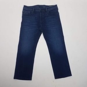 Diesel Mens Waykee Straight Leg Jeans 34 Blue G9